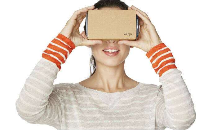 Очки google cardboard