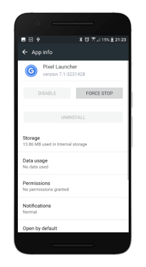 Оболочка Pixel лаунчер
