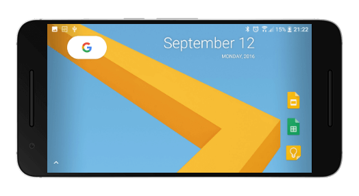 pixel launcher горизонтальная ореинтация