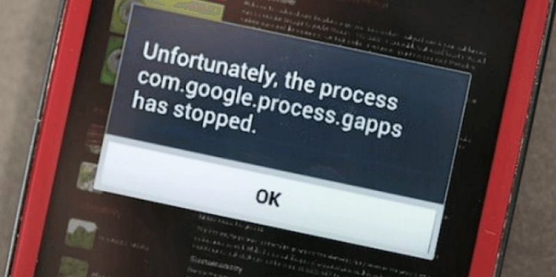 com google process gapps произошла ошибка в приложении com.google.process.gapps произошла ошибка