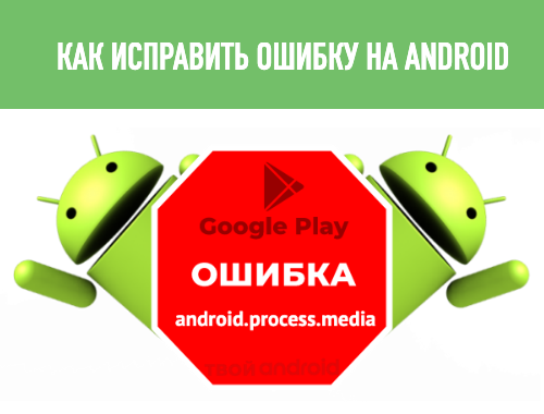 ошибка андроид процесс медиа