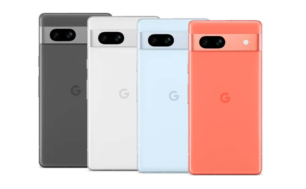 Цвета Googel Pixel 7a